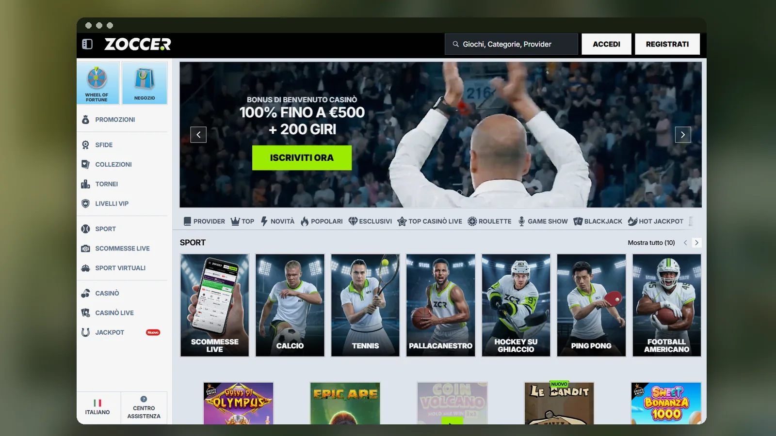 Zoccer recensione